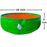 24x9 Inch Grow Bags (Pack of 5) – HDPE, UV-Protected, 260 GSM Bags for Home Gardening, Perfect for Fruits, Vegetables, and Flowers