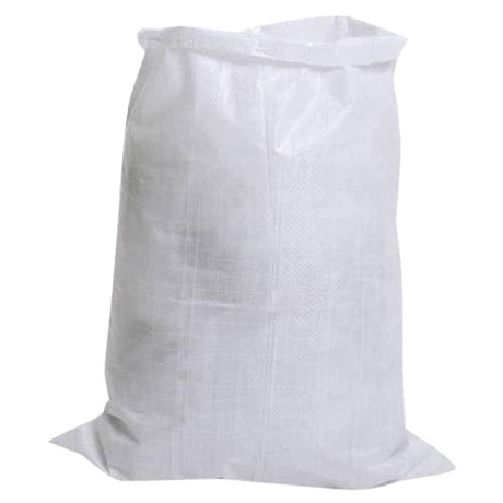EMPTY HDPE WHITE BAG, BORA, BORI for PACKING of FOOD,VEGATABLE,GRAINS,WHEAT, RICE, SUGAR etc PRODUCTS, set of 15 pieces, 45X27 INCH