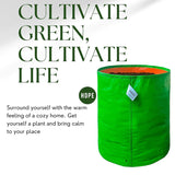 Premium 260 GSM Green HDPE UV-Protected Round Grow Bags for Durable Terrace and Vegetable Gardening - Reliable for All Plants!