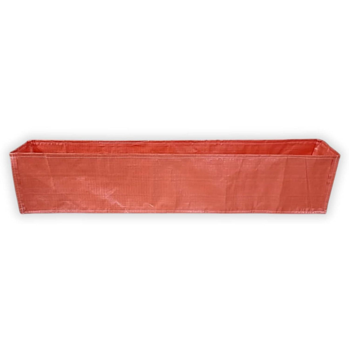 SINGHAL HDPE UV Protected Rectangular Grow Bags 60x12x12 Inches Pack of 2, Ideal for Terrace and Vegetable Gardening (Orange)