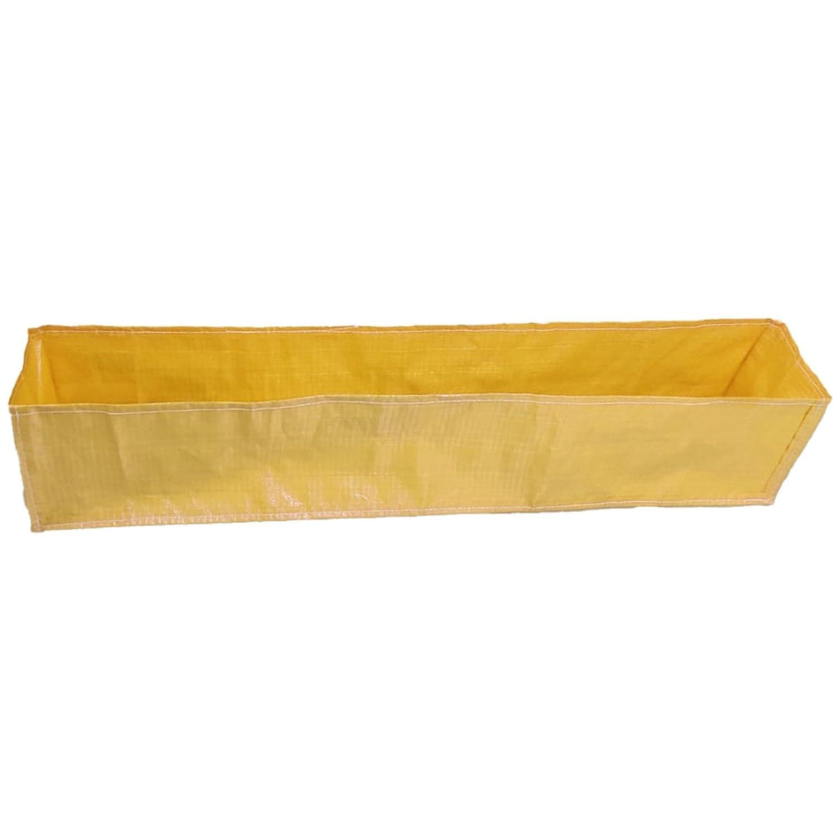 SINGHAL HDPE UV Protected Rectangular Grow Bags 60x12x12 Inches Pack of 2, Ideal for Terrace and Vegetable Gardening (Yellow)