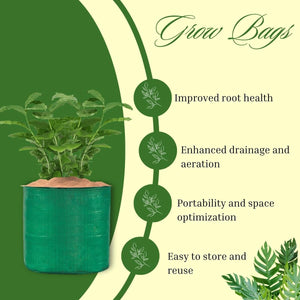 Plants Grow Bags 18x6 Inches Pack of 4