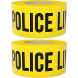 Police Line Do Not Cross Barricade Tape - 3 Inch Width, 300 Meter Length Pack of 2