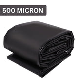 Singhal 500 Micron HDPE Pond Liner Sheet Geomembrane Sheet 2.26ft x 20ft, Heavy Duty Small Garden Backyard Waterfall Lilly Ponds Lining Fabric (Black)