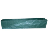 SINGHAL HDPE UV Protected Rectangular Grow Bags 60x12x12 Inches, Ideal for Terrace and Vegetable Gardening (Green)