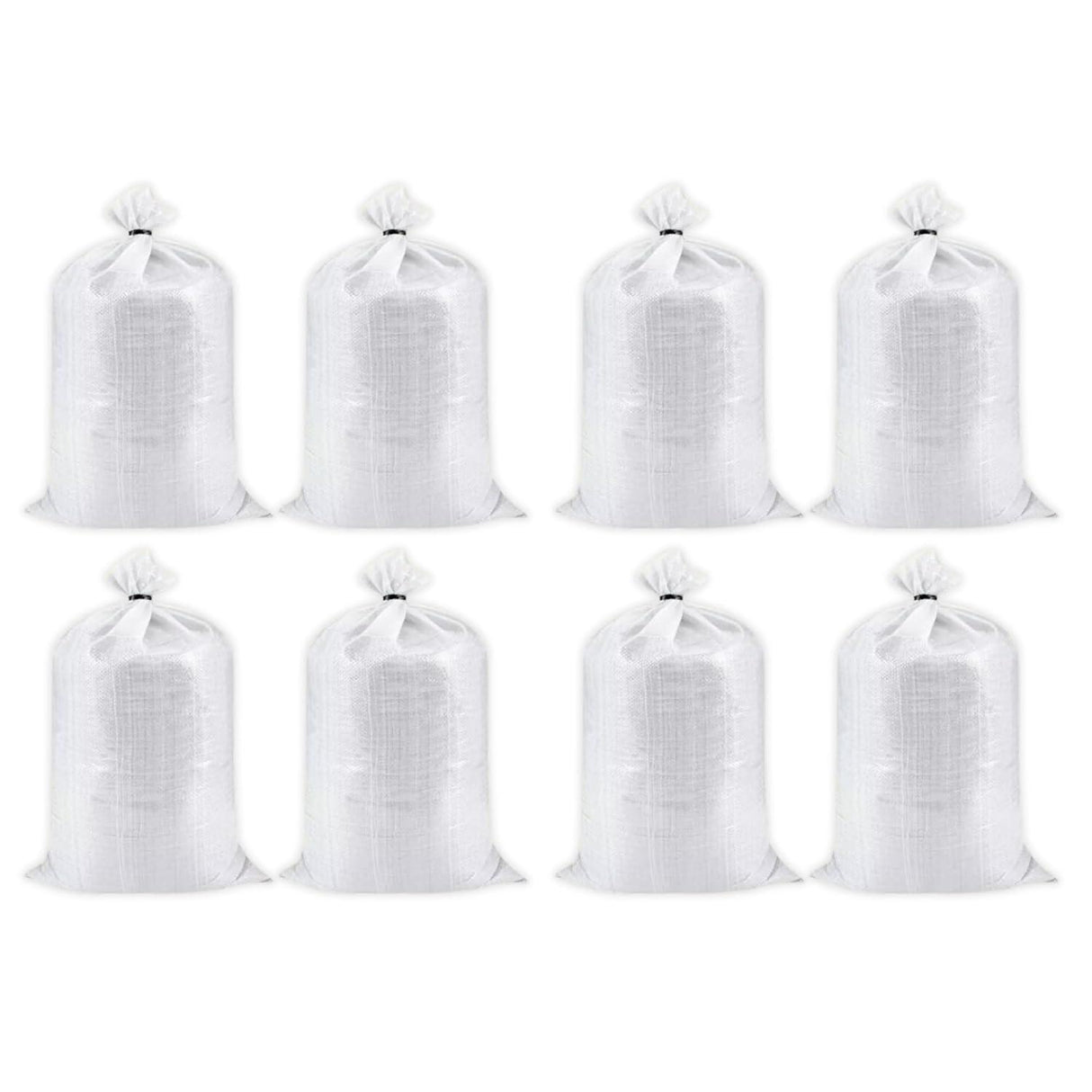 HDPE White Bags for Food Packaging – Perfect for Vegetables, Grains, Wheat, Rice, Sugar, and More – 24x36 Inch Size, Set of 8 Pieces