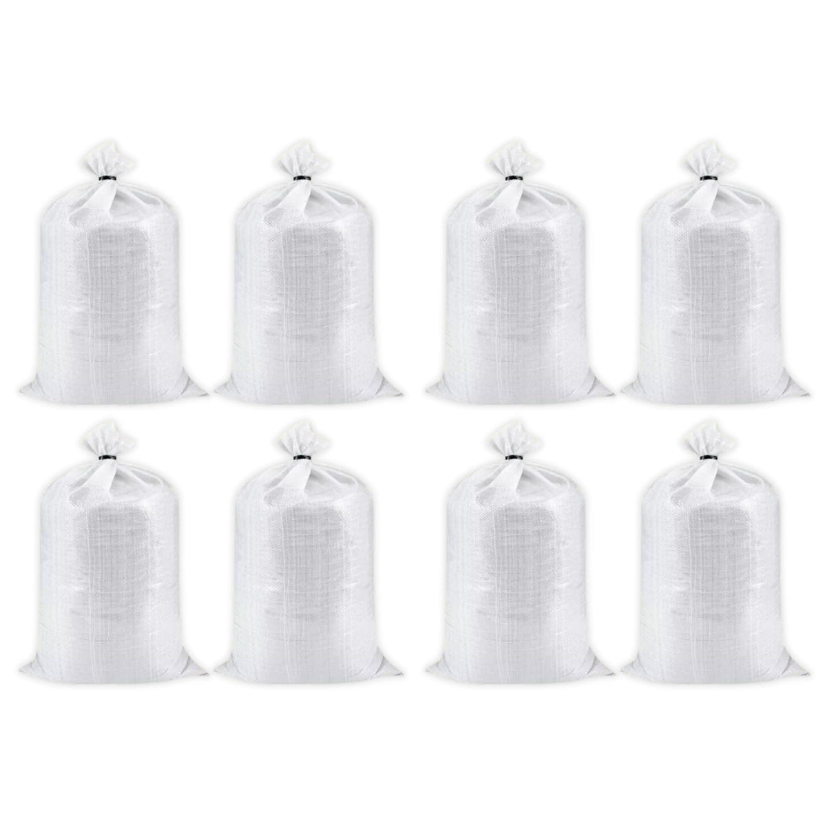 HDPE White Bags for Food Packaging – Perfect for Vegetables, Grains, Wheat, Rice, Sugar, and More – 24x36 Inch Size, Set of 8 Pieces