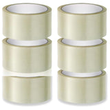 SINGHAL Cello Tap Transparent Clear Roll 48 mm X 65 Meter, Adhesive BOPP Roll Packing Tape Combo of 6 Rolls