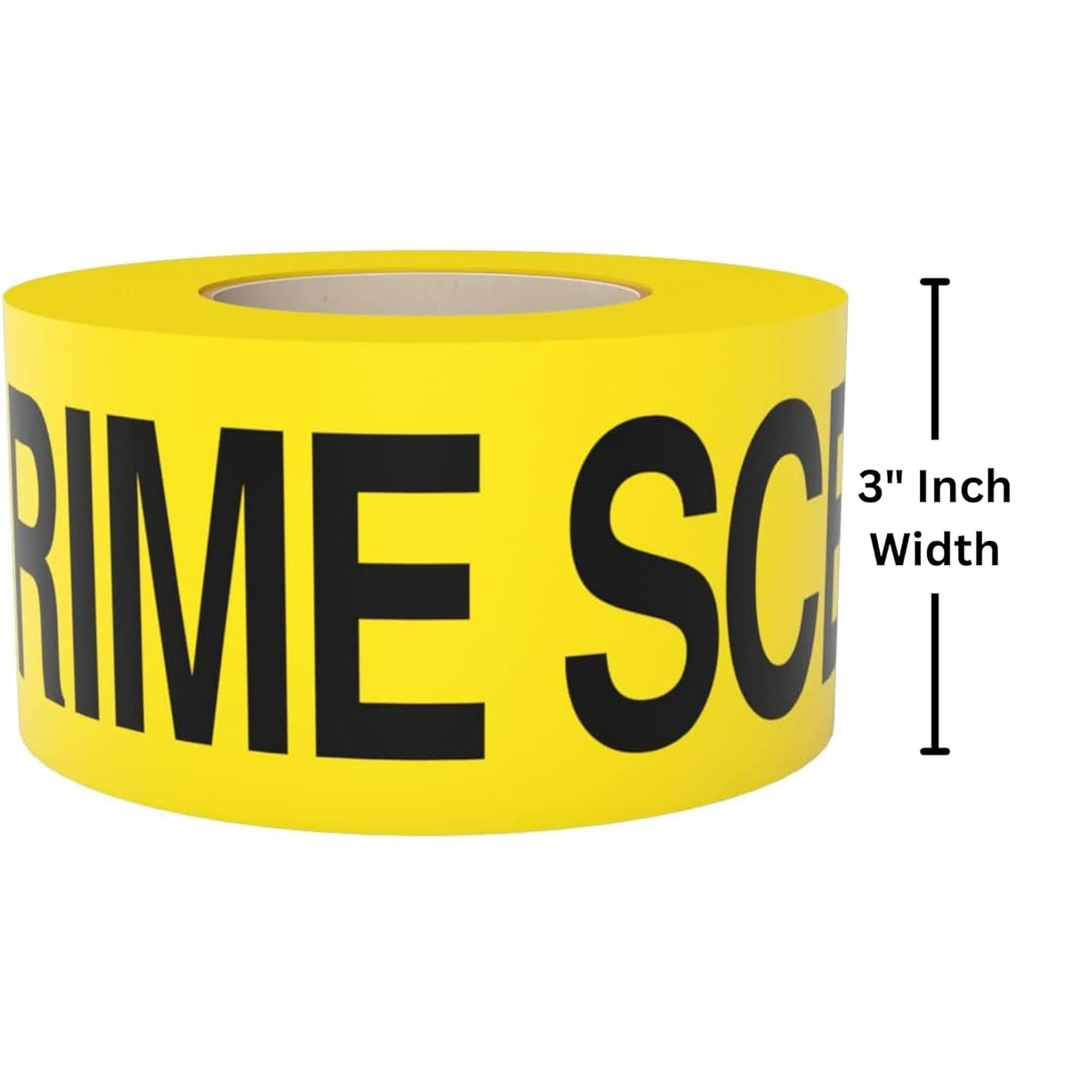 SINGHAL Crime Scene Do Not Cross Barricade Tape Roll, 3 Inch x 300 Meter, High Visibility Bright Yellow Tape with Bold Black Print, Maximum Readability (Pack of 3)