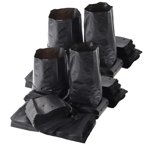 SINGHAL HDPE 4x5 Inch Poly Nursery Bags Garden UV Resistant Black Polyethylene | Combo Pack of 5000 PCS | 10 Kg