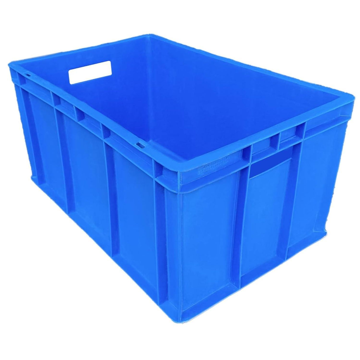 SINGHAL Heavy Duty Big Blue Portable Plastic Crate | Versatile Storage Basket | Ideal for Vegetables, Fruits, Fish, Milk, and More