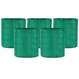 Pack of 5 Green SINGHAL HDPE UV-Protected Round Grow Bags (24x24 Inches) – Ideal for Terrace & Veggie Gardens