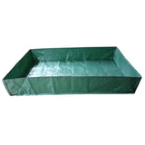 SINGHAL HDPE UV Protected Green Color Rectangular Plants Grow Bags, 6x4x1 Ft - Ideal for Vegetable Terrace Gardening (6 x 4 x 1 Feet)