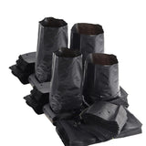 SINGHAL HDPE UV-Resistant Black Poly Grow Bags | 9x10 inches, Combo Pack of 25 | For Home, Nursery & Terrace Gardening