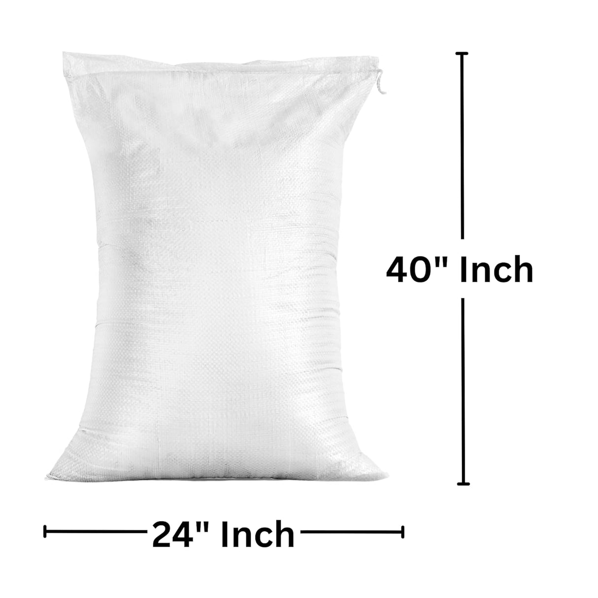 Singhal Empty HDPE White Bag, Bora 24×40 Inches Pack of 10, Bori for Packing of Food, vegetables, Grains, Wheat, Rice, Sugar, etc Products, Set of 10 Pieces