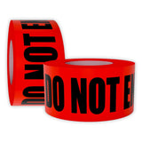 SINGHAL Do Not Enter Barricade Tape 3 Inch X 300 Meter, Red with Bold Black Print, Wide for Maximum Readability, Tear Resistant Design, High Visibility 300mtr