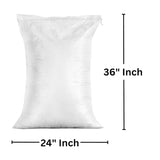 HDPE White Bags for Food Packaging – Perfect for Vegetables, Grains, Wheat, Rice, Sugar, and More – 24x36 Inch Size, Set of 4 Pieces