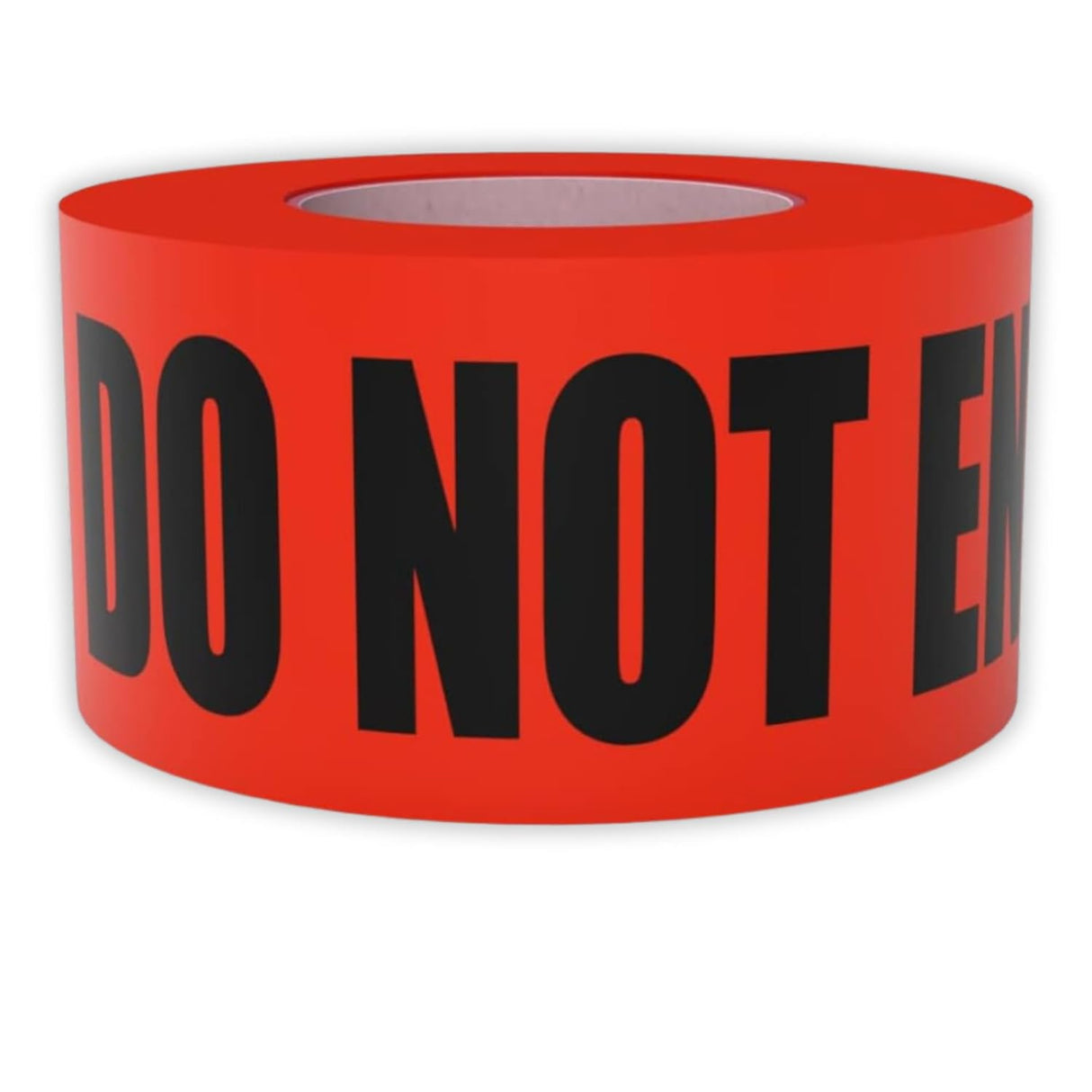 SINGHAL Do Not Enter Barricade Tape 3 Inch X 300 Meter, Red with Bold Black Print, Wide for Maximum Readability, Tear Resistant Design, High Visibility 300mtr