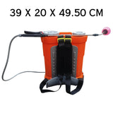 Singhal Double Motor Agriculture Sprayer Pump Battery, 20L Tank Capacity, Battery Operated Pump Backpack Automatic Sprayer, 12V 12Ah Battery