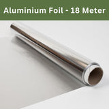 Singhal Aluminum Foil 18 Meters, 11microns | Aluminium Silver Foil for Kitchen, Food Packing, Wrapping, Storing and Serving Pack of 1