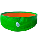 Premium 260 GSM Green HDPE UV-Protected Round Grow Bags for Durable Terrace and Vegetable Gardening