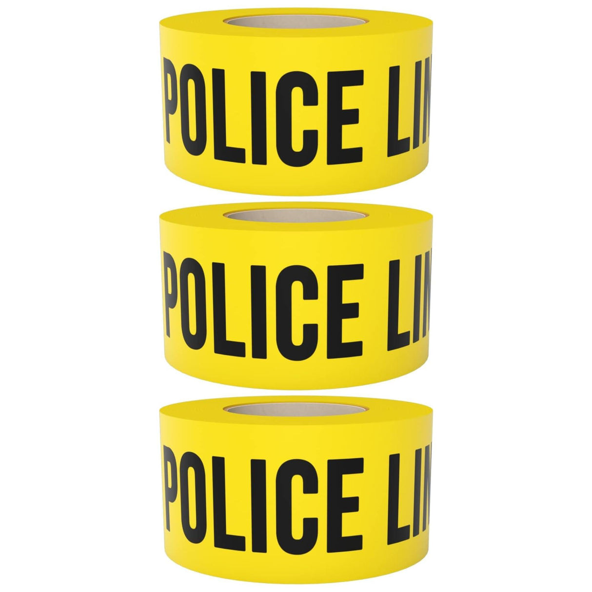 Police Line Do Not Cross Barricade Tape - 3 Inch Width, 300 Meter pack of 3