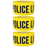 Police Line Do Not Cross Barricade Tape - 3 Inch Width, 300 Meter pack of 3