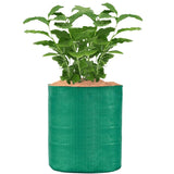 SINGHAL HDPE UV Protected Round Plants Grow Bags 12x18 Inches Pack of 4 Green Colour Suitable for Terrace and Vegetable Gardening