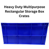 Plastic Crate 500x325x250 MM Big Storage Basket for Vegetable, Fruit, Milk - Singhal Mart