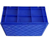 SINGHAL Versatile Plastic Storage Crate, 500x325x250 mm – Perfect for Organizing and Storing Items