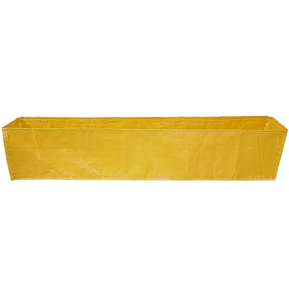 SINGHAL HDPE UV Protected Rectangular Grow Bags 60x12x12 Inches Pack of 2, Ideal for Terrace and Vegetable Gardening (Yellow)