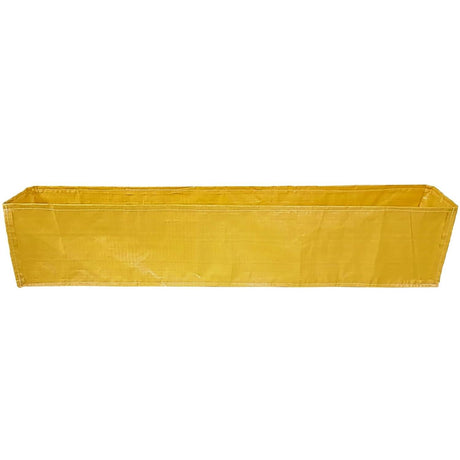 SINGHAL HDPE UV Protected Rectangular Grow Bags 60x12x12 Inches, Ideal for Terrace and Vegetable Gardening (Yellow)