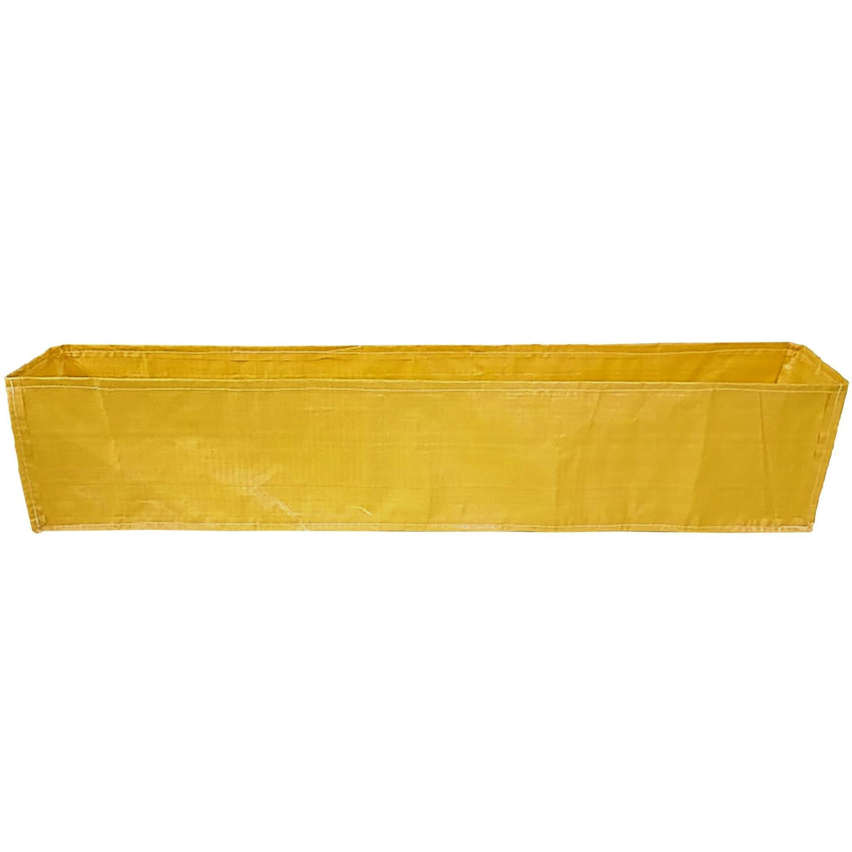 SINGHAL HDPE UV Protected Rectangular Grow Bags 60x12x12 Inches, Ideal for Terrace and Vegetable Gardening (Yellow)