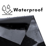 Singhal 500 Micron HDPE Pond Liner Sheet Geomembrane Sheet 1.8ft x 20ft, Heavy Duty Small Garden Backyard Waterfall Lilly Ponds Lining Fabric (Black)
