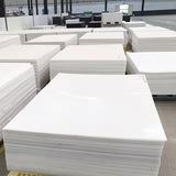 Singhal HDPE Sheet 50 x 50 CM Size High-Density Polyethylene Food Grade Lightweight High Tensile Strength Suitable For Chemical Tanks, DIY, and more. Milky White, 500 x 500 mm, 5 MM Thickness - 4 Pcs