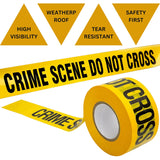 Crime Scene Do Not Cross Barricade Tape Roll - 80 Meter