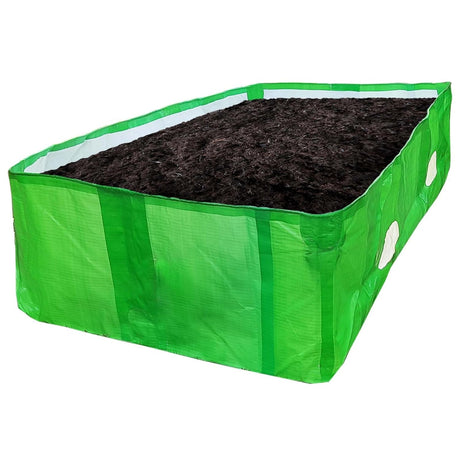 Singhal HDPE UV Stabilized Vermi Compost Bed 425 GSM, 8x4x2 Ft, 100% Virgin Quality Material, Green and White, Vermibed Agro Vermicompost Bed (Vermi Bed), Agro Vermi Compost Making Bed