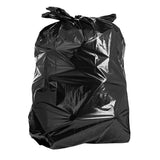 Singhal 120 Micron 18x22 Inch Garbage Bags Pack of 10 Medium Size | Plastic Dustbin Bags | Trash Bags For Kitchen, Office, Warehouse, Restaurant and 5 Star Hotel, Black Trash Bags