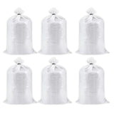 HDPE White Bags for Food Packaging – Great for Vegetables, Grains, Wheat, Rice, Sugar, and More – 24x36 Inch Size, Set of 6 Pieces