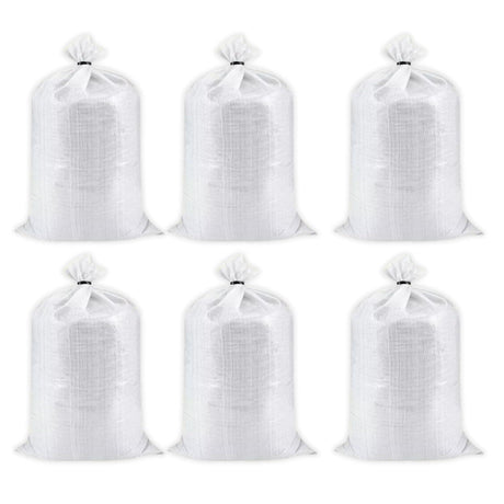 HDPE White Bags for Food Packaging – Great for Vegetables, Grains, Wheat, Rice, Sugar, and More – 24x36 Inch Size, Set of 6 Pieces