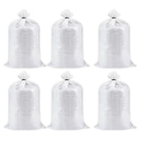 HDPE White Bags for Food Packaging – Great for Vegetables, Grains, Wheat, Rice, Sugar, and More – 24x36 Inch Size, Set of 6 Pieces