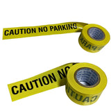 No Parking Caution Tape Roll - 3 Inch x 300 Meter Pack of 3 - High Visibility Bright Yellow Tape with Bold Black Print - No Parking Warning Tape - Waterproof