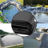 Singhal 350 Micron HDPE Pond Liner Sheet Geomembrane Sheet 2.26ft x 20ft, Heavy Duty Small Garden Backyard Waterfall Lilly Ponds Lining Fabric (Black)