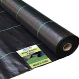 Singhal Garden Weed Control Mat Heavy Duty 125 GSM Landscape Fabric, Weed Block Gardening Mat Eco-Friendly Weed Control Bed Gardening Mat (1 x 15 Meter, Black)