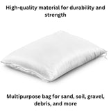 HDPE White Bags for Food Packaging – Perfect for Vegetables, Grains, Wheat, Rice, Sugar, and More – 24x36 Inch Size, Set of 8 Pieces