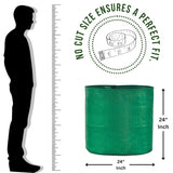 HDPE UV-Protected Round Grow Bags 24x24 Inches, Pack of 2, Green – Perfect for Terrace and Vegetable Gardening, Great for Growing Plants