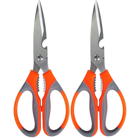 Singhal Multipurpose Kitchen Scissors For Home and Gardening Needs | High Grade Stainless Steel Blades | Precision Ground Edge (2)