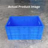 SINGHAL 50x32.50x25 CM - Multipurpose Storage Crates Heavy Duty Plastic Crate | Crates for storage | Shelf Basket, Big Large Storage Bin for Vegetable, Fruit, Milk Pack of 2