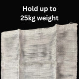 PP Mesh Storage Bags 18x33 Inch White Color Up to 25kg Capacity - Singhal Mart