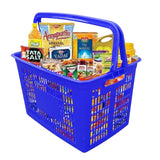 Blue Color Personal Shopping Cart for Carry away & store in Car boot space - Singhal Mart